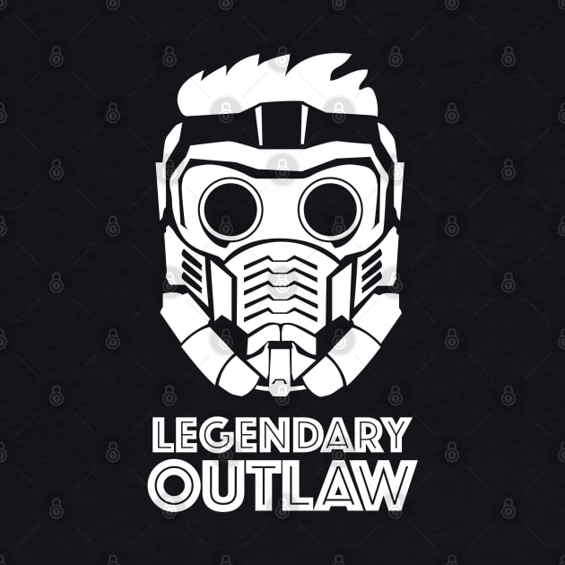 Star-Lord the Legendary Outlaw in White by Paranormal Punchers